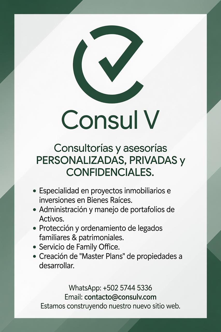 ConsulV - Consultorías y asesorías personalizadas, privadas y confidenciales.